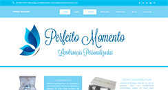 Desktop Screenshot of perfeitomomento.com