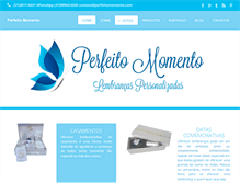 Tablet Screenshot of perfeitomomento.com
